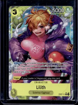 2024 One Piece 500 Years in the Future Lilith Super Rare #OP07-111 - Image 1