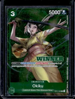 2022 One Piece Romance Dawn Okiku Winner Rare #OP01-035 - Image 1