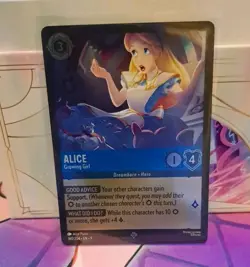 Alice Growing Girl Foil - 160/204 Disney Lorcana Fabled ￼ - Image 1