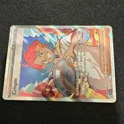 Pokemon Stellar Crown Crispin Full Art Ultra Rare Card 164/142 NM Condition - Image 5