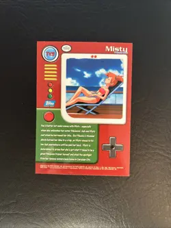 1999 Topps TV Misty #TV3 Pokemon Card TCG Rare Vintage LP/NM - Image 2
