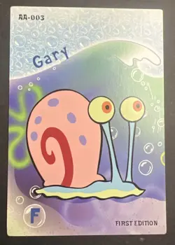 Gary AA-003, SpongeBob Squarepants Trading Card Game, Near Mint - Image 1
