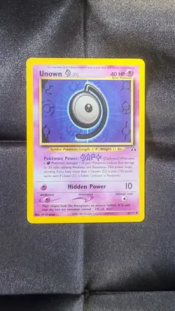 Unown D 41/75 - Neo Discovery - Lightly Played - Pokemon Card - Image 1