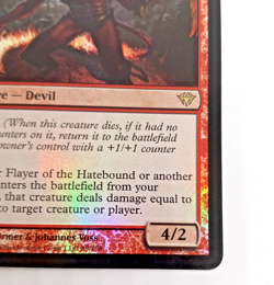 2012 Magic The Gathering: Flayer of The Hatebound Creature Foil Trading Card - Image 4