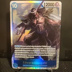 One Piece CCG Two Legends Edward Newgate Foil Super Rare Card OP08-043 - Image 1