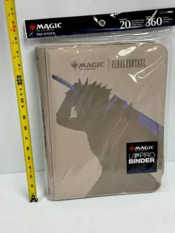 Ultra Pro Magic The Gathering FINAL FANTASY Cloud 360 Card Premium PRO Binder - Image 1