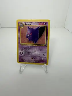 Gengar 20/62 Fossil Non Holo Rare Pokemon Card WOTC LP EXCELLENT - Image 1