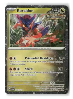Koraidon 119/162 Cosmo Holo Rare Miscellaneous Cards & Products Pokemon NM - Image 1