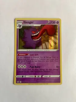 Pokemon TCG Gengar 057/198 Holo Rare Card SWSH Chilling Reign 2021 (NM) - Image 1