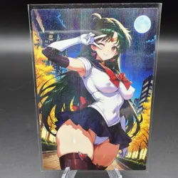 Setsuna Meiou Sailor Pluto Anime Waifu Card Doujin ACG Goddess Holo - Image 1