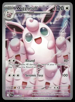 Pokemon Cards Wigglytuff 105/094 Phantasmal Flames Illustration Rare NM - Image 1
