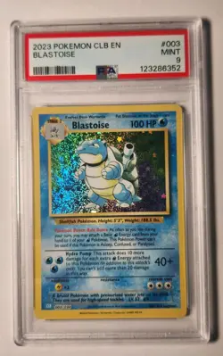 PSA Blastoise #003 2023 Pokemon CLB Classic Card Game - Image 1