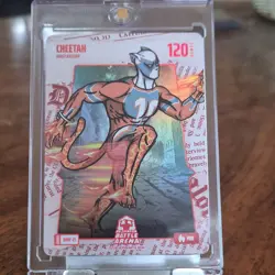 Bo Jackson Battle Arena Cheetah First Edition Holo Fire Card RHBF-21 120 Power - Image 1