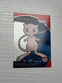 2000 Topps Pokemon TV #PC7 Mew Clear Card - Image 2