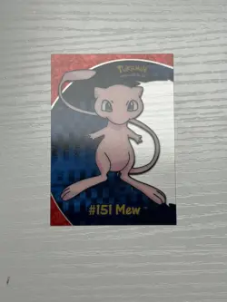 2000 Topps Pokemon TV #PC7 Mew Clear Card - Image 3