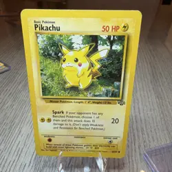 1999 Pokemon Pikachu 60/64 Jungle Common Regular 50 HP English Card - Image 1