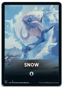 Snow Theme Card #17 (NM) Jumpstart 2022 J22 Magic MTG - Image 1