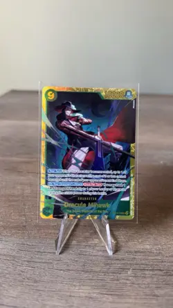Dracule Mihawk OP14-119 Foil Character One Piece CCG 10000 Power 9 Cost Card - Image 1