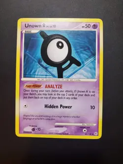 Unown [A] 65/130 Diamond and Pearl - Pokemon Card - Image 1