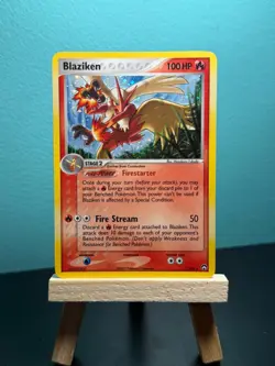Pokemon TCG Blaziken Holo Rare Card Power Keepers 5/108 - Image 1
