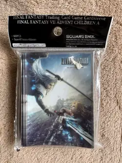 Final Fantasy VII Advent Children - Cloud & Sephiroth - Card Sleeves 60p FFTCG - Image 1