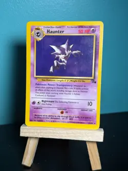 Pokemon Haunter 21/62 Fossil Rare MP 1999 non holo wizard of the coast Card - Image 1