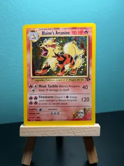 Pokemon Blaine's Arcanine Holo 1/132 Gym Challenge Set WOTC 2000 Vintage Card - Image 1