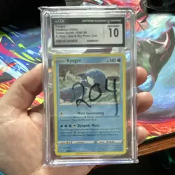Pokemon Kyogre Crown Zenith CGC 10 Sea & Sky Holo Card 036/159 - Image 1