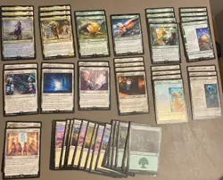 White Green Standard Legal MTG Custom 60 Card Deck Magic The Gathering - Image 1