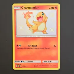 Pokemon TCG Charmander SV6/SV94 Hidden Fates Shiny Holo Rare Card - Image 1