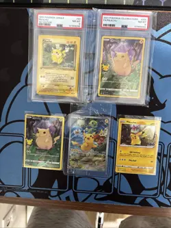 1999 Jungle Pikachu 1st Edition PSA8. Black Star Promo. Card Lot - Image 1