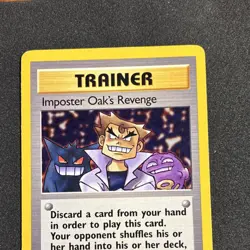 Imposter Oak's Revenge 76/82 Team Rocket 1st Edition Rare 2000 Pokemon Card Eng… - Image 2