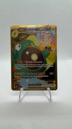 Pokemon TCG Iono's Bellibolt EX Holo Card 188/159 Sv09: Journey Together - Image 1