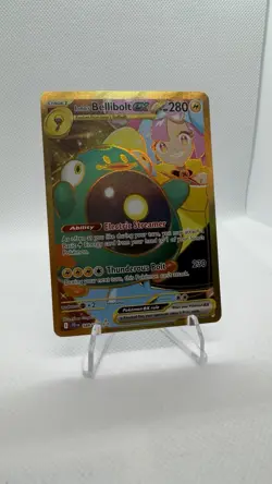 Pokemon TCG Iono's Bellibolt EX Holo Card 188/159 Sv09: Journey Together - Image 2