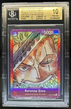 2023 One Piece Premium Card FILM RED Roronoa Zoro Pristine #ST01-013 BGS 10 - Image 1
