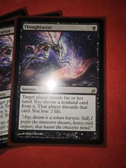 1x Thoughtseize Lorwyn Lightly Played LP, English - MTG - Image 1