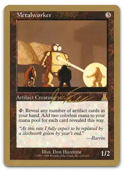 Metalworker - 2000 Jon Finkel (UDS) (NM) World Championship WCD Magic MTG - Image 1