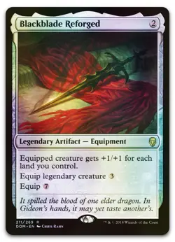 Blackblade Reforged #211 (Foil) (NM) Dominaria DOM Magic MTG - Image 1