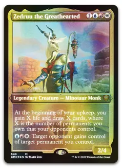 Zedruu the Greathearted (Foil Etched) #543 (NM) Commander Legends CMR Magic MTG - Image 1