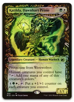 Katilda, Dawnhart Prime (Showcase) #309 (Foil) (NM) Midnight Hunt MID Magic MTG - Image 1