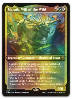 Marath, Will of the Wild (Foil Etched) #527 (NM) Commander Legends CMR Magic MTG - Image 1