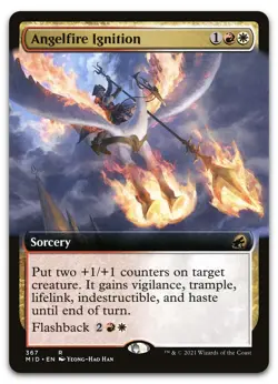 Angelfire Ignition (Extended Art) #367 (NM) Midnight Hunt MID Magic MTG - Image 1