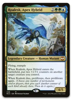 Roalesk, Apex Hybrid #349 (NM) Streets New Capenna NCC Magic MTG - Image 1