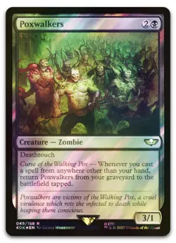 Poxwalkers (Surge Foil) #49 (LP) Warhammer 40,000 40K Magic MTG - Image 1