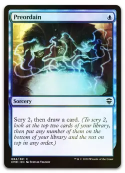 Preordain #84 (Foil) (NM) Commander Legends CMR Magic MTG - Image 1