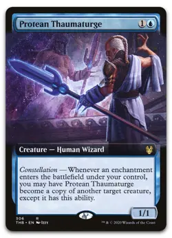 Protean Thaumaturge (Extended Art) #306 (NM) Theros Beyond Death THB Magic MTG - Image 1
