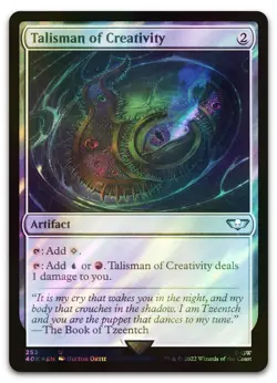 Talisman of Creativity (Surge Foil) #253 (NM) Warhammer 40,000 40K Magic MTG - Image 1