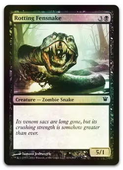 Rotting Fensnake #113 (Foil) (LP) Innistrad ISD Magic MTG - Image 1