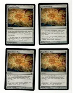 Expedition Map X 4. Zendikar. NM. MTG. Magic the Gathering - Image 1
