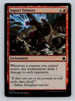 Impact Tremors Foil C Foundations 717 NM - Image 1